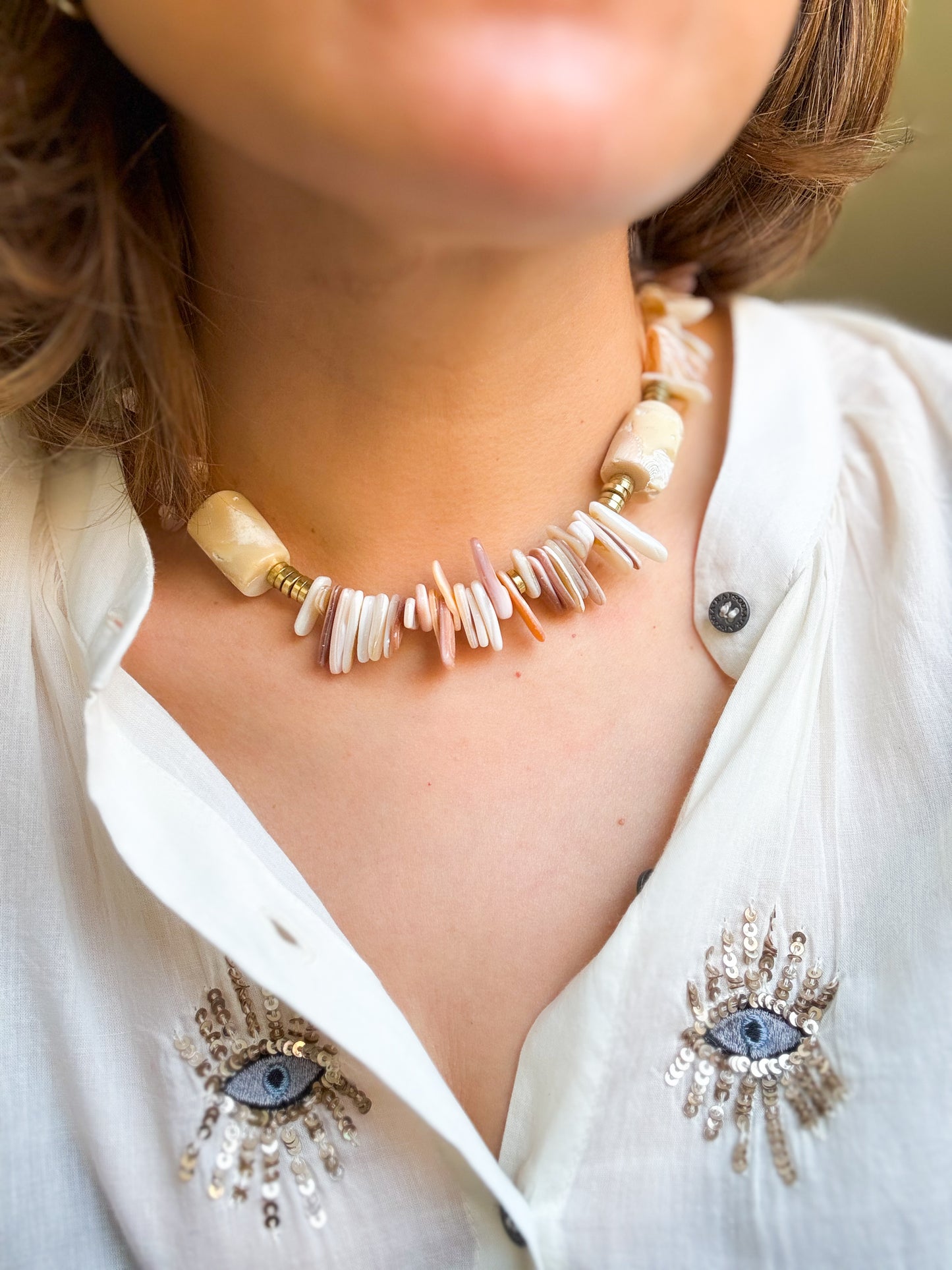 Collar Blanca Orilla